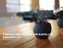 Tablet Screenshot of ffw-kapellen-drusweiler.de
